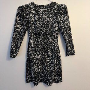 Topshop Long Sleeve Fitted Mini Dress